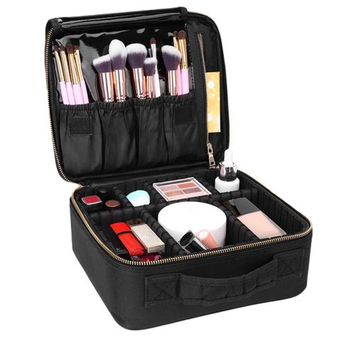 cosmetic metal boxes in carry on luggage|packing makeup in carry on.